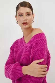 Свитер из медицинской шерсти Medicine, фиолетовый