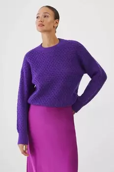 Свитер из медицинской шерсти Medicine, фиолетовый
