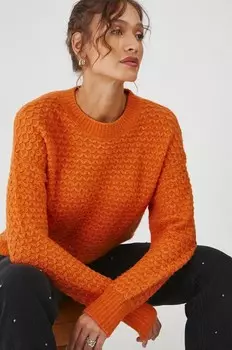 Свитер из медицинской шерсти Medicine, оранжевый