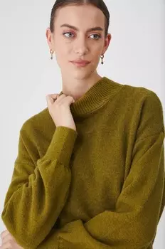 Свитер из медицинской шерсти Medicine, зеленый