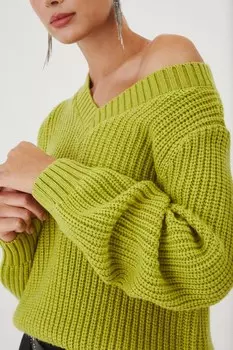 Свитер из медицинской шерсти Medicine, зеленый