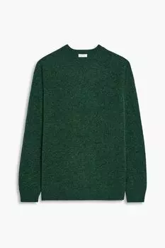 Свитер из меланжевой шерсти SUNSPEL, изумрудный