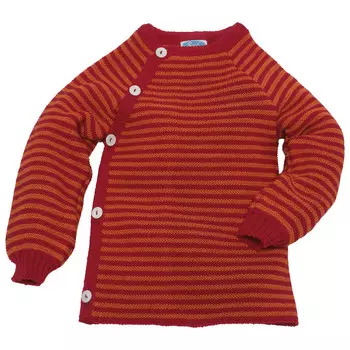 Свитер из мериноса Reiff Kid's Ringelschlttli, цвет Burgund/Cayenne