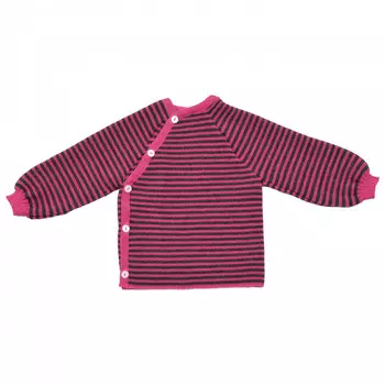 Свитер из мериноса Reiff Kid's Ringelschlttli, цвет Pink/Fels