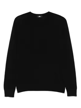Свитер из мериносовой шерсти ALPHA STUDIO, черный