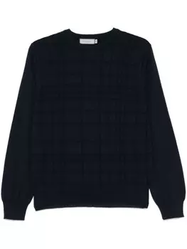Свитер из мериносовой шерсти Canali, синий