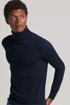 Свитер из мериносовой шерсти Superdry, синий
