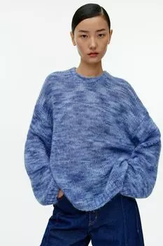 Свитер из мохера Arket, синий