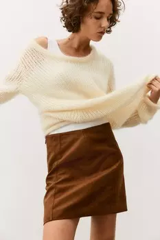 Свитер из мохера H&M, бежевый