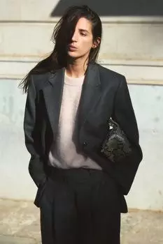 Свитер из мохеровой смеси H&M, розовый