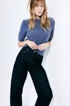 Свитер из мохеровой смеси H&M, синий