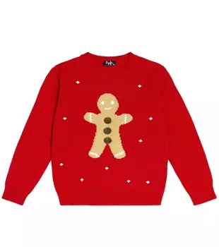 Свитер из натуральной шерсти Il Gufo, мультиколор