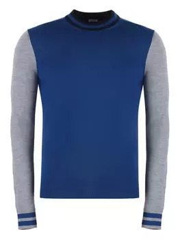 Свитер из натуральной шерсти Malo, синий