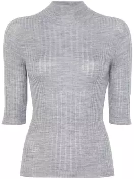 Свитер из натуральной шерсти Peserico, серый