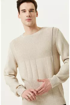 Свитер из норковой вязки с детализацией Network, коричневый