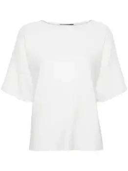 Свитер из органического хлопка Fabiana Filippi, белый