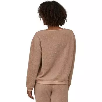Свитер из овчины с круглым вырезом женский Patagonia, цвет Pampas Tan