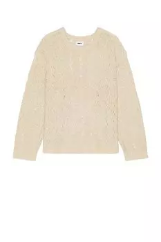 Свитер из пряжи "лента" Shimoda Obey, natural