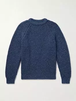 Свитер из ребристой шерсти Taste of the Future HOWLIN', синий