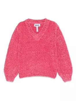 Свитер из шенилла Molo, розовый
