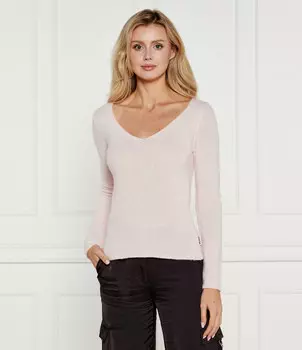 Свитер из шерсти HUGO Shakilyna 50522533 Slim Fit, пудрово-розовый