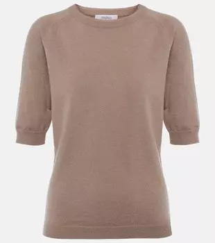 Свитер из шерсти и кашемира Max Mara, серый