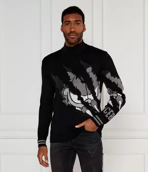 Свитер из шерсти Iceberg Regular Fit, черный