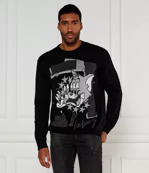 Свитер из шерсти Iceberg Regular Fit, черный