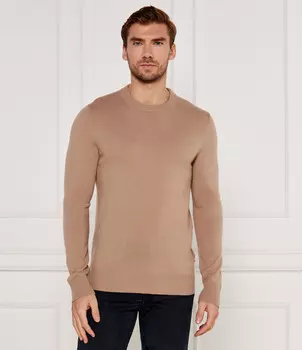 Свитер из шерсти Joop! Jeans Laurelo Regular Fit, коричневый