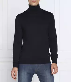 Свитер из шерсти Joop! slim fit, темно-синий
