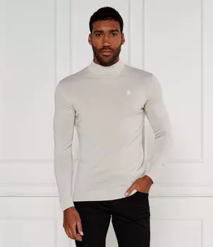 Свитер из шерсти Karl Lagerfeld Regular Fit, экрю