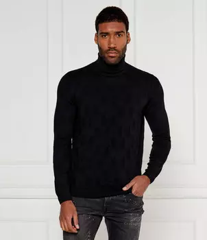 Свитер из шерсти Karl Lagerfeld Slim Fit, черный