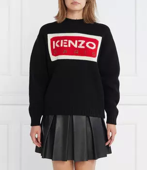 Свитер из шерсти Kenzo Regular Fit, черный