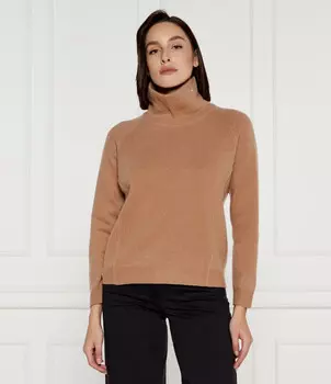 Свитер из шерсти Liu Jo Regular Fit, кэмел