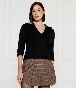 Свитер из шерсти Liu Jo Regular Fit, черный