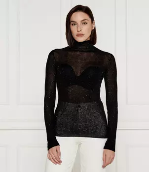 Свитер из шерсти Marella Feroce Slim Fit, черный