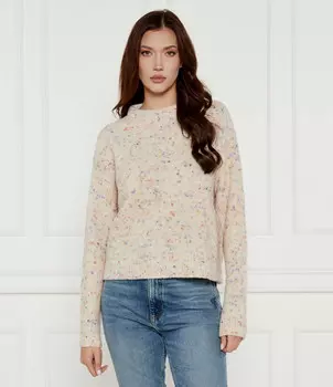 Свитер из шерсти Marella ZEFIR Regular Fit, бежевый