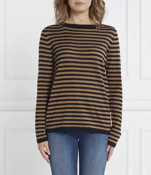 Свитер из шерсти Max Mara Leisure Regular Fit, коричневый