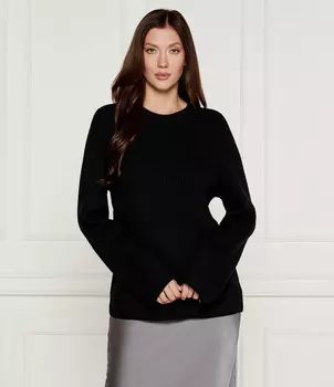 Свитер из шерсти Michael Kors Relaxed fit, черный
