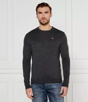Свитер из шерсти Napapijri DAMAVAND Regular Fit, серый