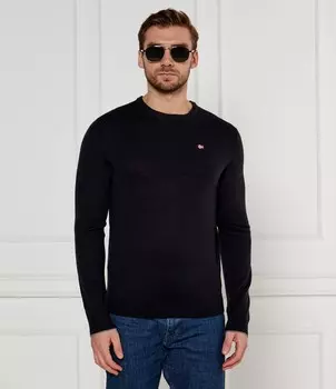 Свитер из шерсти Napapijri DAMAVAND Regular Fit, черный