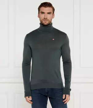 Свитер из шерсти Napapijri DAMAVAND Regular Fit, цвет mare