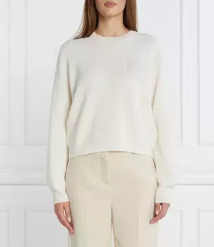 Свитер из шерсти Peserico Regular Fit, белый