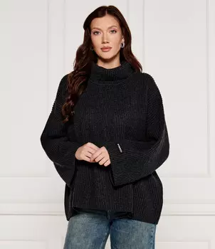 Свитер из шерсти Pinko BURMILLA Oversize fit, цвет grafite