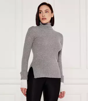 Свитер из шерсти Pinko KANAANI Regular Fit, серый