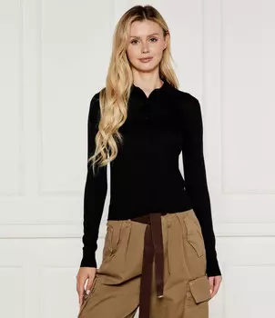 Свитер из шерсти Pinko LIQUOROSO Slim Fit, черный