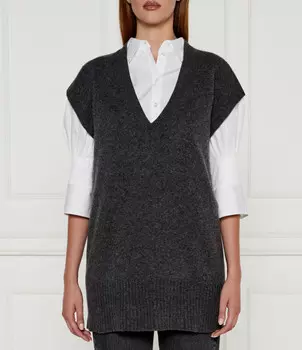 Свитер из шерсти Pinko Regular Fit, серый
