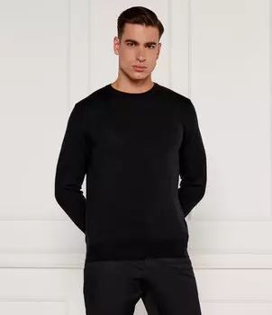 Свитер из шерсти van Laack A-SINDO Regular Fit, темно-синий