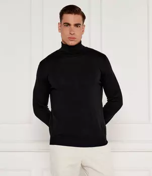 Свитер из шерсти van Laack Regular Fit, темно-синий