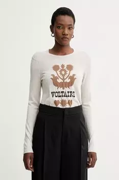 Свитер из шерсти Zadig&Voltaire, бежевый